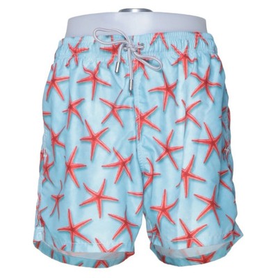 MC2 Saint Barth, Badeshorts, Größe: XL, Blau/Rot/Mehrfarbig #B9O