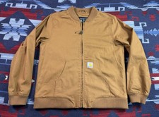 Carhartt Jacket Youth Girls Large 14 Duck Canvas Detroit Coat Lined Vtg Style