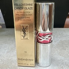 NIB YSL Loveshine Candy Glaze Lip Gloss Stick 16 Watermelon High Full Size