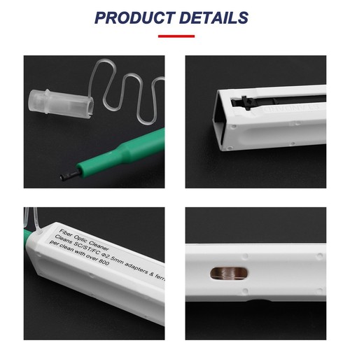 2Pcs FTTH Optical Fiber Pen Cleaner Tool Cleaning 2.5Mm LC 1.25Mm SC FC ST5116 - Afbeelding 7 van 10