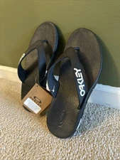 Oakley B1B Flip-Flop Men's Sandals Blackout SIZE 11 New With Tags