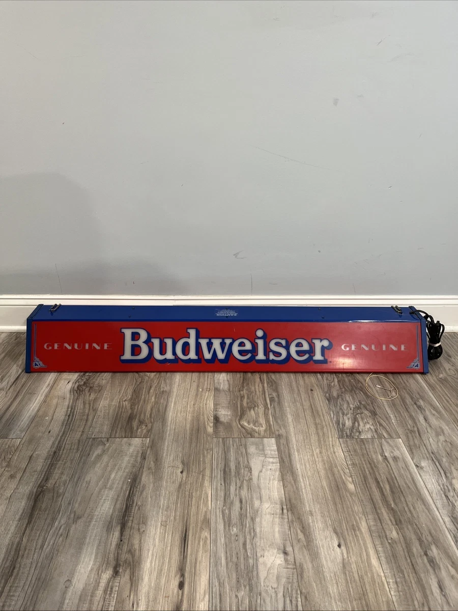 Hanging Pool Table Light In Collectible Budweiser Signs & Tins for