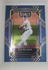 2022 Panini Select - Diamond Level Jon Heasley #202 Blue Prizm (RC)