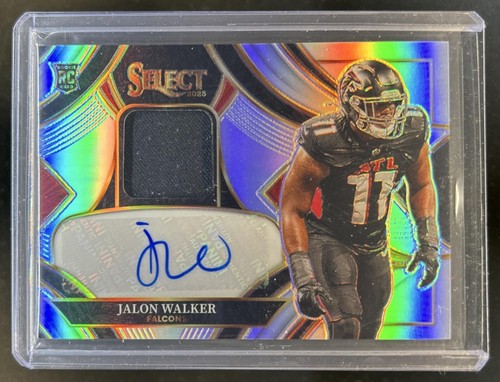 2025 Panini Select Jalon Walker Rookie Memorabilia RC Jersey Prizm Auto #/249