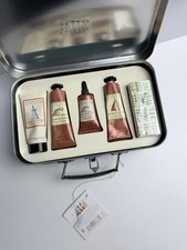 Crabtree Evelyn Gardeners Lotions Creams 5 Piece Lunchbox Gift Set RARE NWT