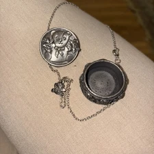 Torino Pewter Trinket Box Set - Teddy Bear - Pin & Earrings And Necklace New