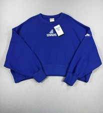 Nike Dallas Cowboys Womens Oversized Rewind Sweatshirt Blue Medium NFL NWT