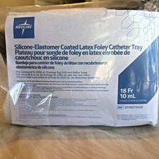 Medline Foley Catheter Tray 18Fr 10mL DYND11008 Exp 9/2026 Sealed