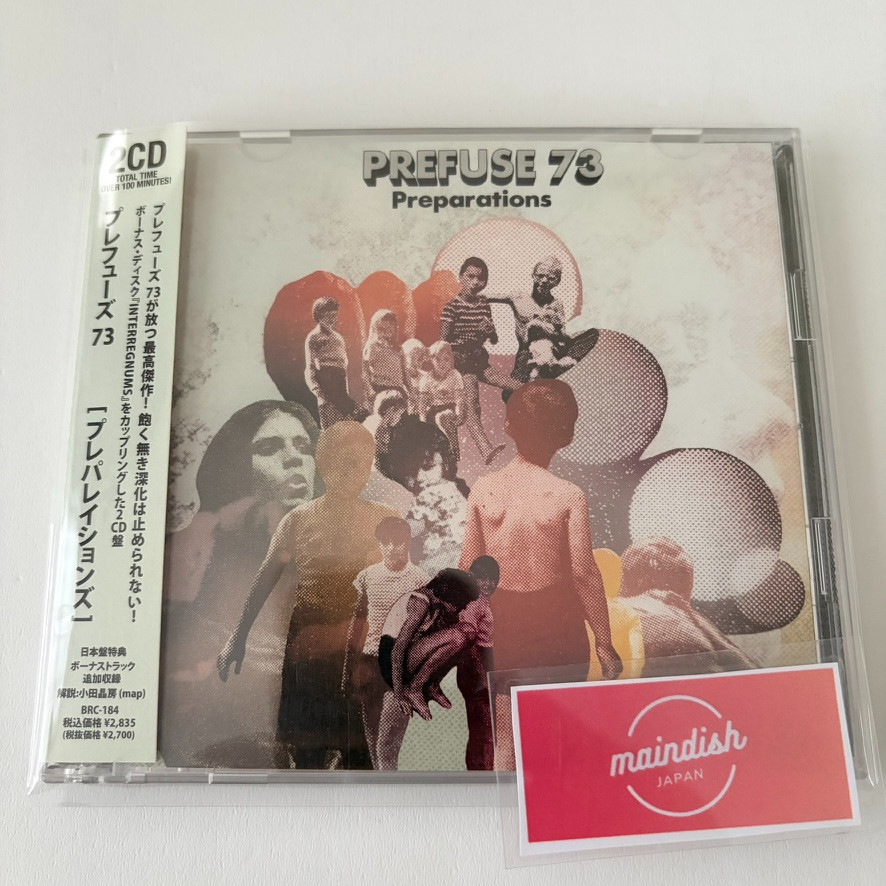 Prefuse 73 Preparations 2 CD Set Japan Edition with OBI Bonus Track IDM Used