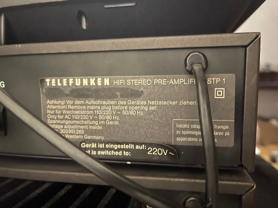 Telefunken STP 1 Vorstufe Preamp voll funktionsfähig vom Techniker revidiert - Bild 4 von 4