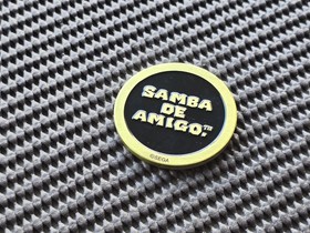 Samba De Amigo Sega Shop UK Coin Medal Exclusive Rare Promo GENESIS SATURN CD 32
