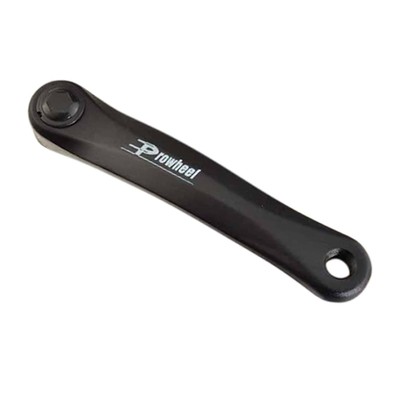 Kurbel links MTB L175 Alu Optimiz schwarz (breites Profil)
