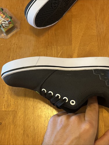 Heelys Pro20 Minecraft Zapatos Niños Jóvenes Talla 1 Negro Verde Rueda Zapatos de Patín - Imagen 5 de 11