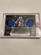 2022 Panini Black Football Jameson Williams RPA Dual Patch Auto /99