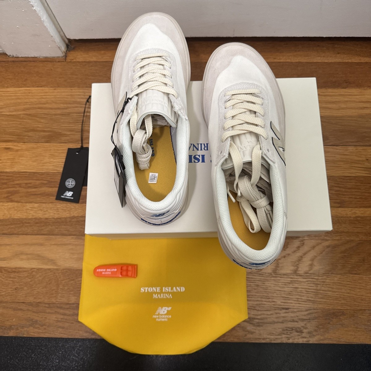 Stone Island Marina x New Balance Numeric 272 Ivory 'White' Size