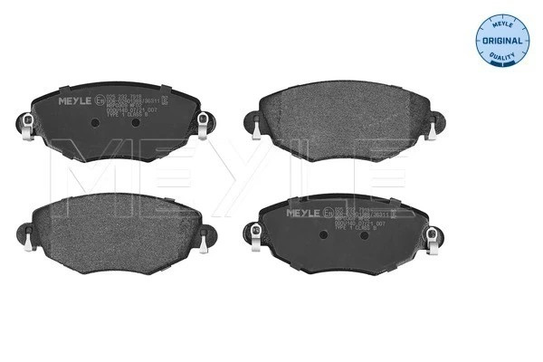 Plaquettes de frein Meyle de qualité supérieure pour disques de freinage OE 1121894