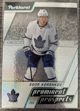 2020-21 Parkhurst Egor Korshkov - Maple Leafs #PP13 Prominent Prospects RC