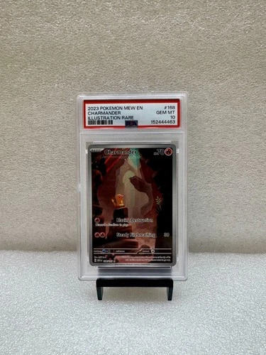 PSA 10 Charmander 168/165 Pokemon Scarlet Violet 151 Illustration Rare Card