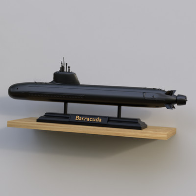 Angriffs-U-Boot der französischen Marine Barracuda/Suffren Class Maßstab 1:200