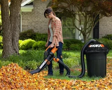 WORX 3 In 1 Blower Mulcher Vacuum With Leaf Pro Collection System Vac Collector