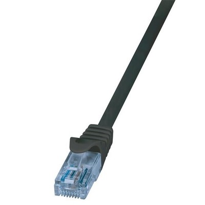LOGILINK PATCHCORD LAN-KABEL RJ45 CAT6A UUTP 1M SCHWARZ