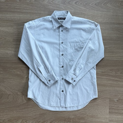 Issey Miyake Men Long Sleeve Button Up Dress Shirt Gray Made in Japan Size 1