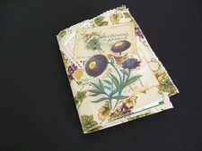Fabric Junk Journal, Daily Planner, Scrapbook, Handmade Blank Journal 4"x5"x6"x5