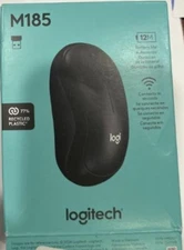 Logitech M185 Wireless Mouse, 2.4GHz with USB Mini Receiver, 12-Month Battery Li