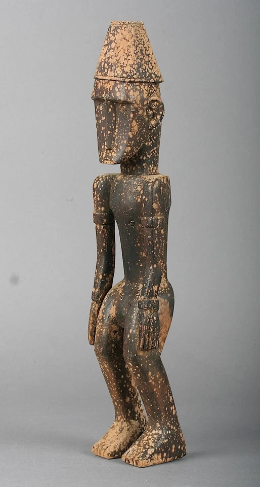 ART AFRICAIN - ANCIENNE  STATUETTE EN BOIS - ORIGINE ETHNIE BAMBARA MALI - Photo 3/4
