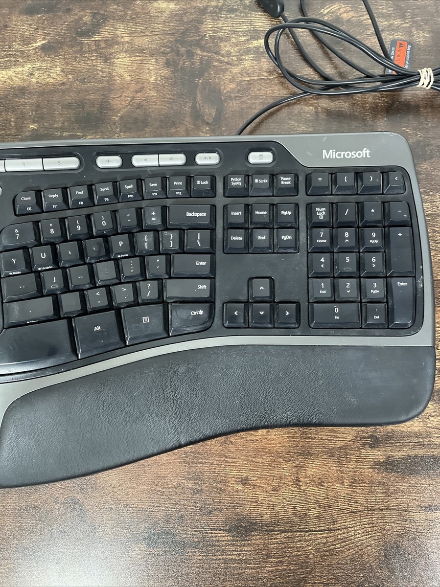 Microsoft Natural Ergonomic Keyboard 4000 V1.0 KU-0462 Wired USB