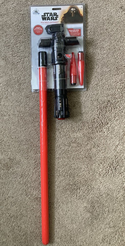 Disney Store Star Wars Kylo Ren Lightsaber The Last Jedi Toy Lights Sound New