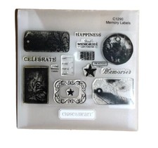 Close to My Heart Acrylix Stamp - C1290  Memory Labels  CTMH Acrylix Stamp