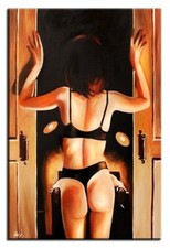 Jack Vettriano - Tela Pittura Fatta A Mano - 90x60cm - G15806