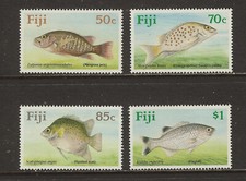 Fiji 1990 Freshwater fishes **/MNH SG 806-9