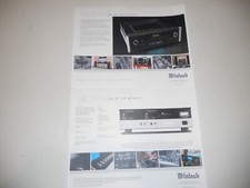 McIntosh MCD-600 Audiophile CD/SACD Brochure, 2 pg, Specs, Articles, Info, 2021