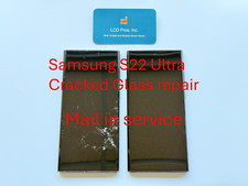 OEM Samsung Galaxy S22 Ultra Cracked Screen Repair Replacement Mail in Service