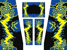 Stern LIGHTNING Pinball Machine CABINET Decal Set