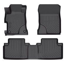 3d Floor Mats Carpets For 2012-2015 Honda Civic Tpe Rubber All Weather Liners