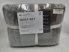 NEW Kasentex Ultra Soft Quilt Set in Cub Oversized QUEEN w/Two Shams