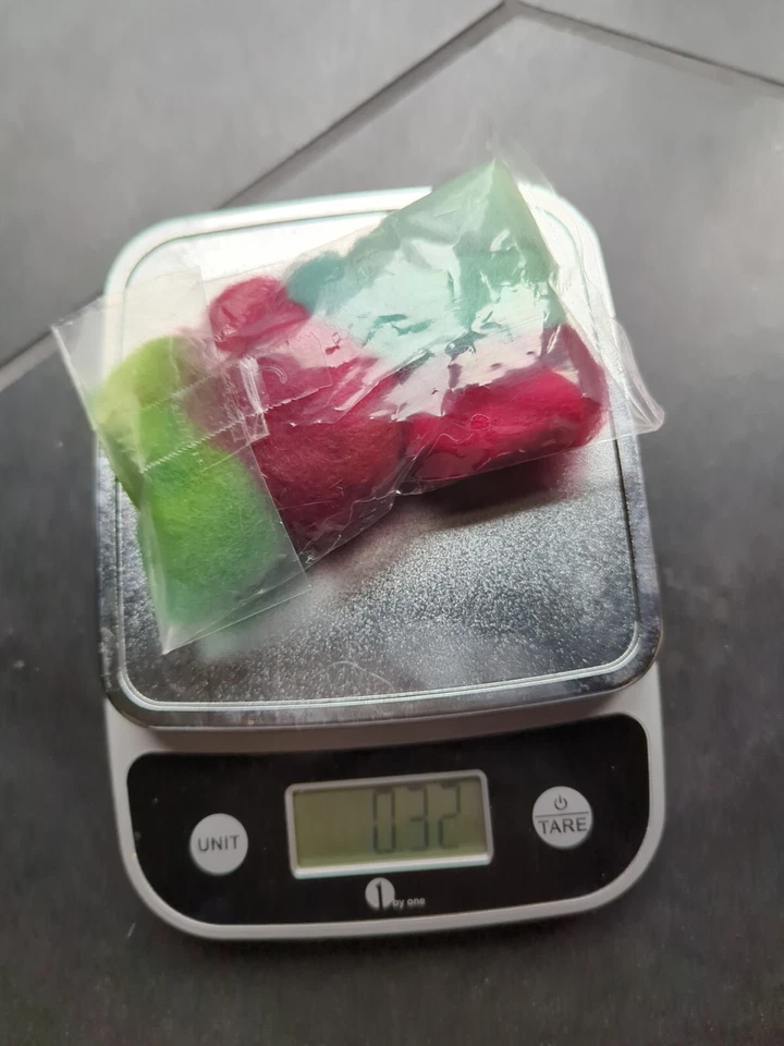 .32 Oz Mini Roving "Gumball" Pack For Needle Felting  - Image 2 of 3