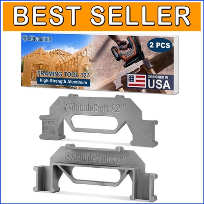 Precision Framing Spacer: 12-Inch Aluminum Tool Set for Effortless Building