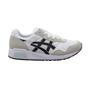 Asics Lyte-Trainer White Low Lace Up Mens Trainers Running Shoes H8K2L 0190  | eBay