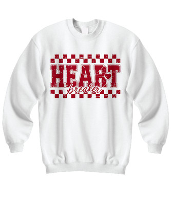 Cute Retro Heart Breaker Valentines Day Shirt - Sweatshirt