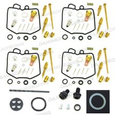 4 X KIT RICOSTRUZIONE CARB 80-83 Goldwing 1100 GL1100 più 1 Kit Riparazione Petcock Carburante