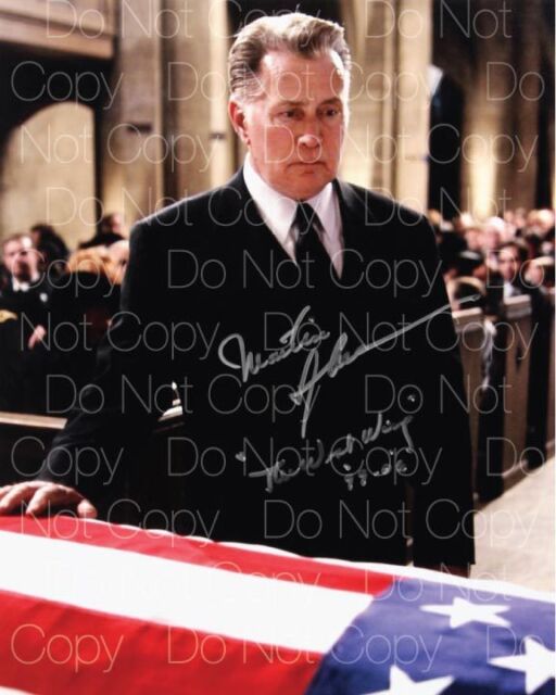 The West Wing signed Martin Sheen 8X10 photo picture poster autograph RP