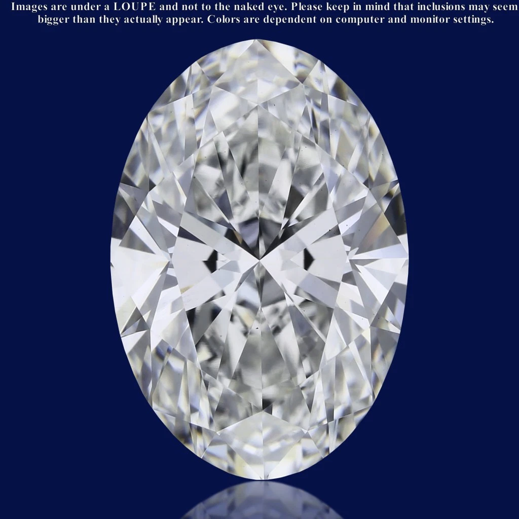 2.6ct Oval Lab Grown Loose Diamond GIA Certified G VS1 Free Ring 6442371082