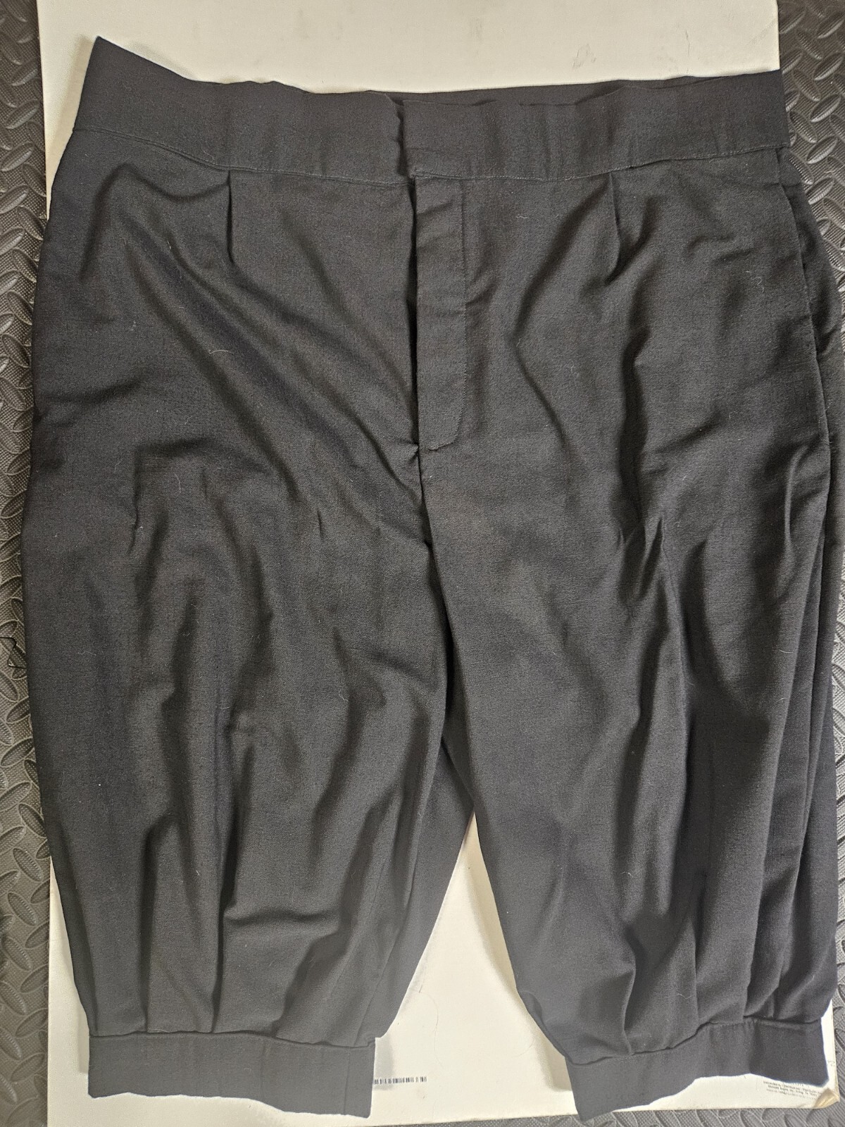 Men's Black Breeches Pants Renaissance Festival Pirate xL Approx 46" W 31" Long