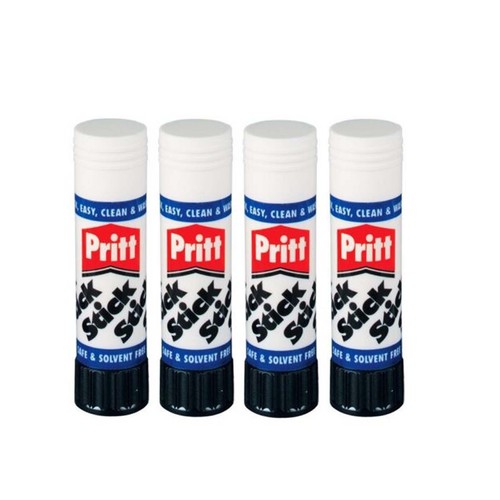 New 4x Glue Sticks Pritt Sticks Washable Non Toxic For Office School