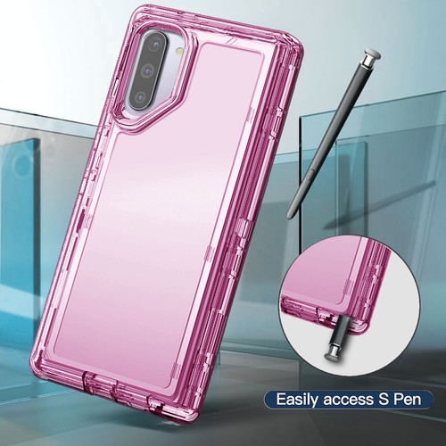 Custodia telefono trasparente cristallo antiurto per Samsung Galaxy Note10 Plus Note10+ - Foto 39 di 42