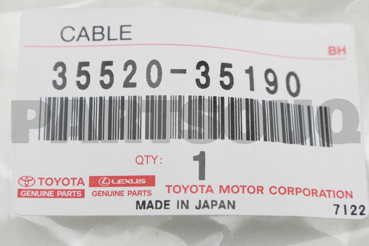 3552035190 Genuine Toyota CABLE ASSY, THROTTLE 35520-35190 | eBay